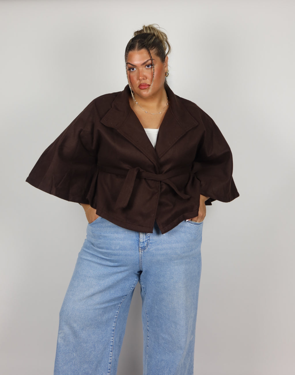 Brown Collard Cape image 1