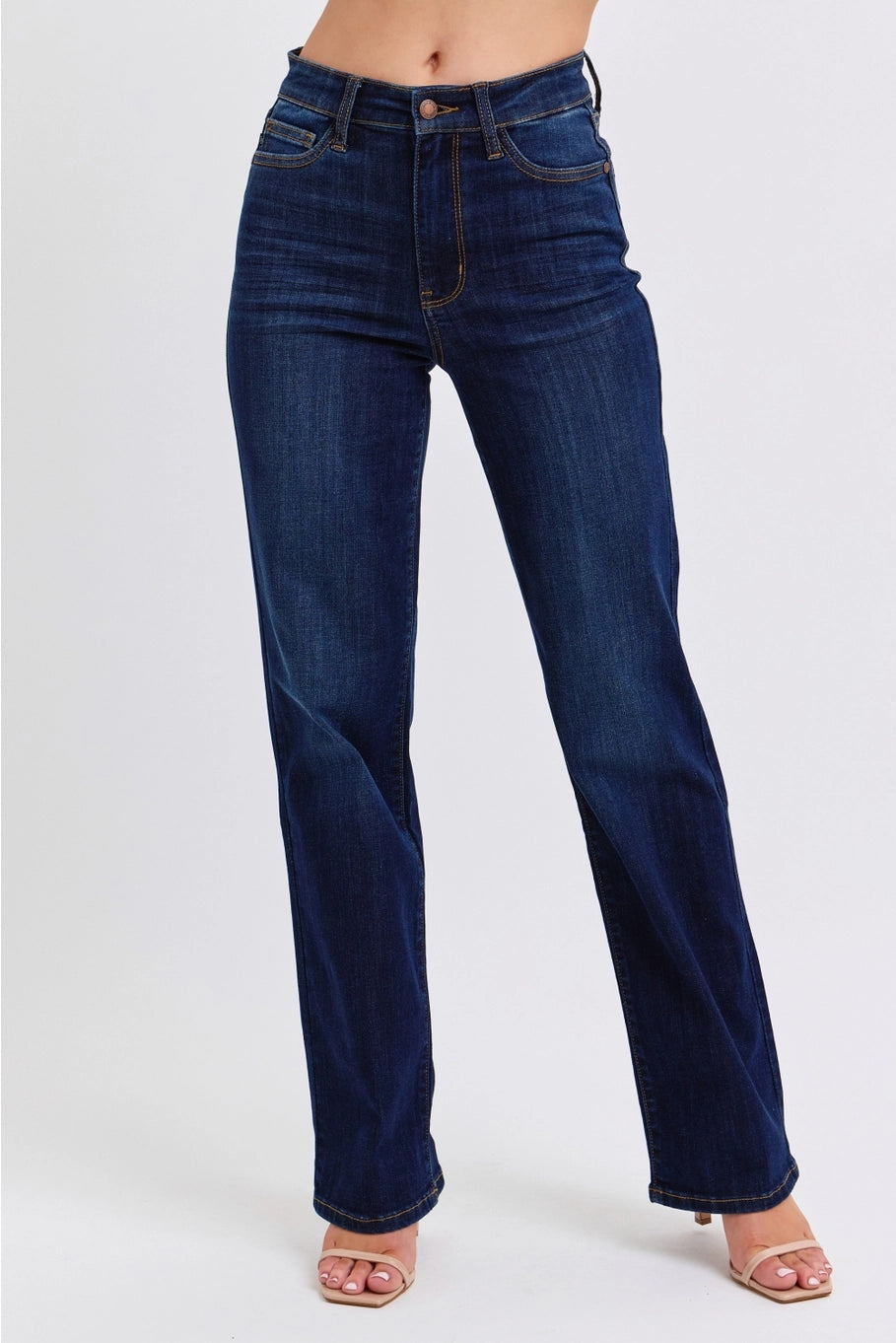 Judy Blue High Wasted Straight Jeans image 1