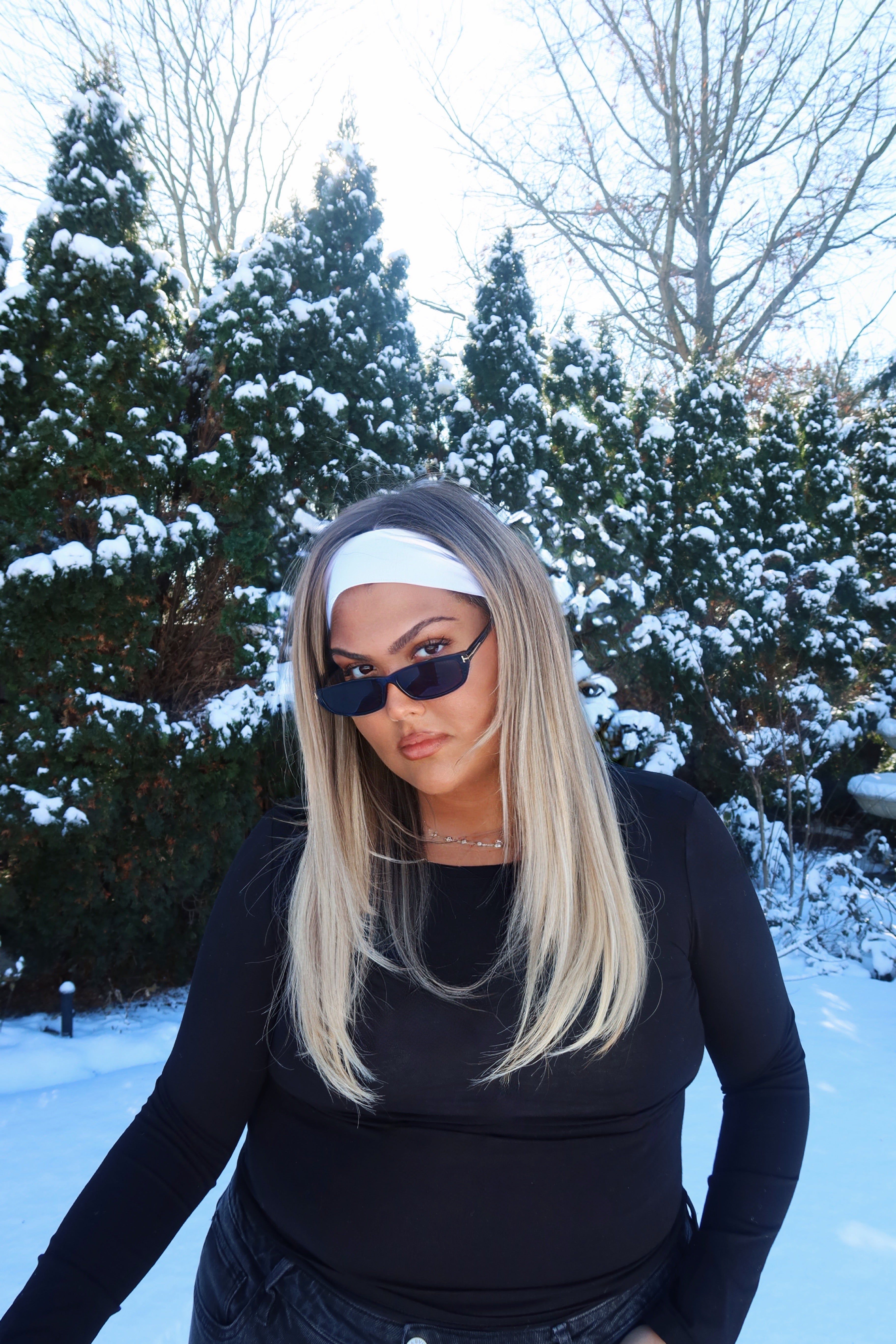 Basic Black Long Sleeve Top image 1