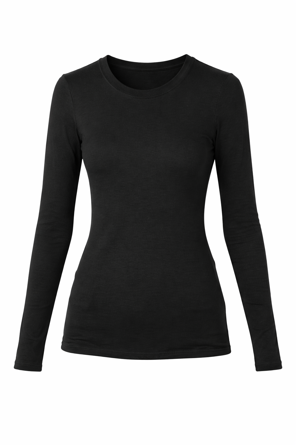 Basic Black Long Sleeve Top image 0