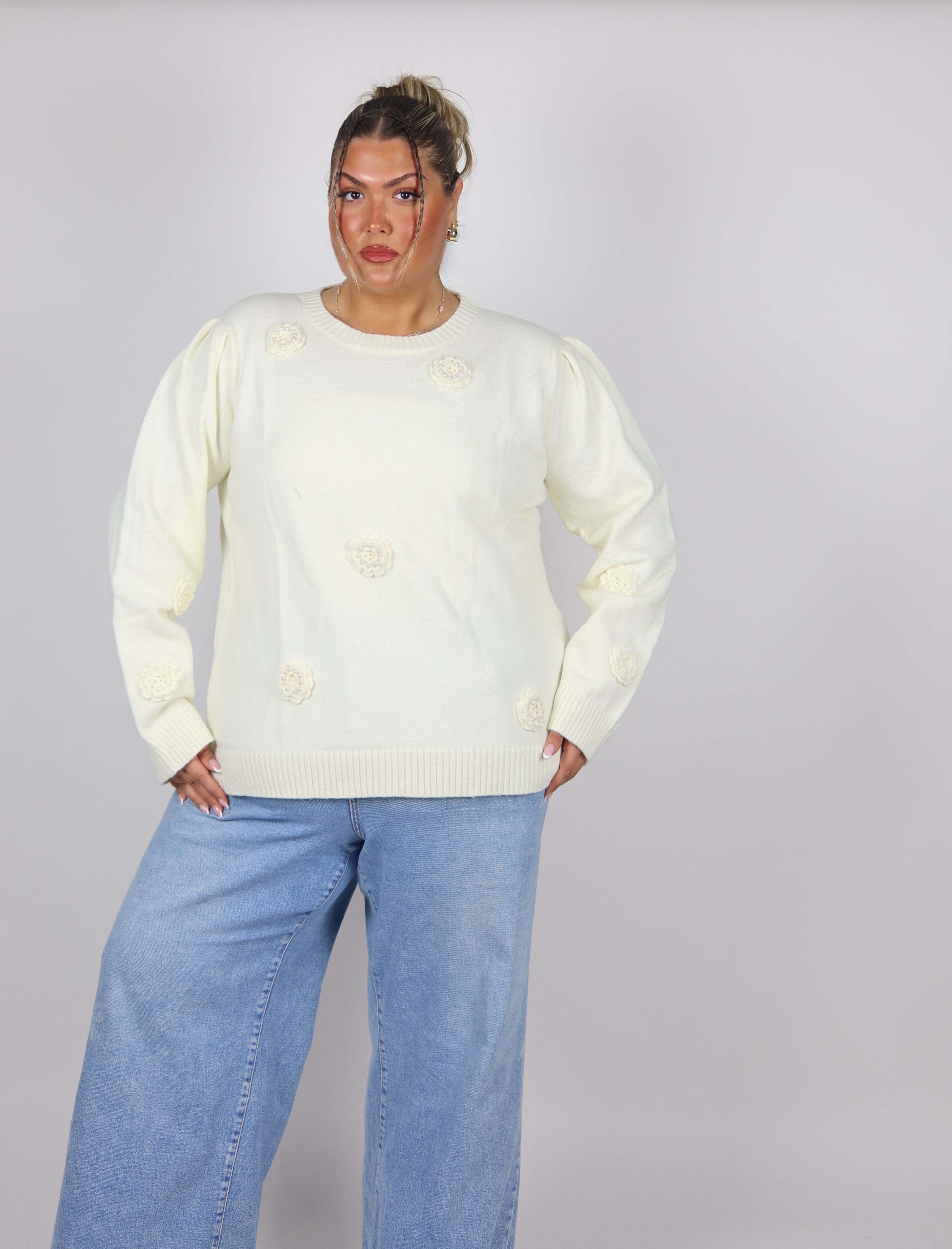Rose Knit Sweater image 3
